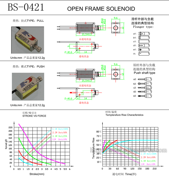 音頻設(shè)備電磁鐵 BS-0421L-03