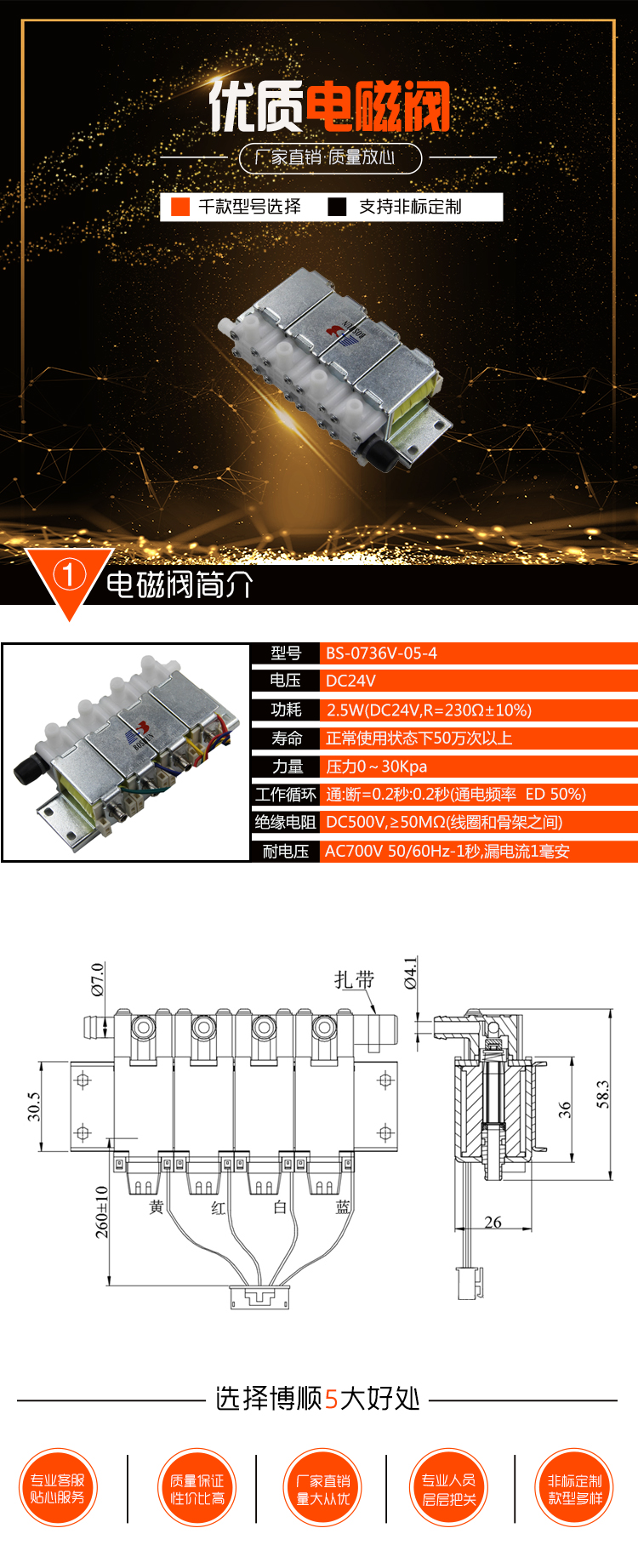 BS-0736V-02-2醫(yī)療設(shè)備電磁閥