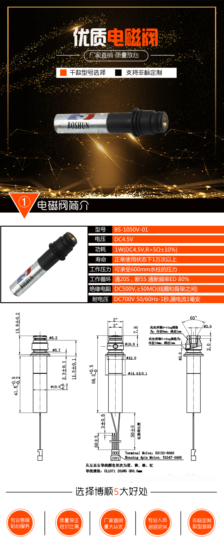 澆水式圓管電磁鐵